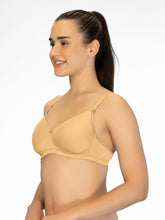 Load image into Gallery viewer, Sonari Padded Wirefree Full Coverage Everyday Bra with Adjustable Straps and Hook & Eye Closure – LENNON