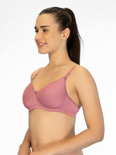Load image into Gallery viewer, Sonari Padded Wirefree Full Coverage Everyday Bra with Adjustable Straps and Hook & Eye Closure – LENNON