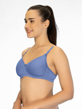 Load image into Gallery viewer, Sonari Padded Wirefree Full Coverage Everyday Bra with Adjustable Straps and Hook & Eye Closure – LENNON