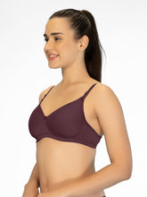Load image into Gallery viewer, Sonari Padded Wirefree Full Coverage Everyday Bra with Adjustable Straps and Hook & Eye Closure – LENNON