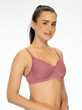 Load image into Gallery viewer, Sonari Padded Wirefree Full Coverage Everyday Bra with Adjustable Straps and Hook & Eye Closure – LENNON