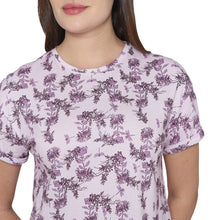 Load image into Gallery viewer, Wacoal Women’s Snooze Club Short sleeve Full Length Comfort Fit Pure Cotton Pajama Set- Lavender LI09A01