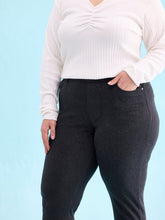 Load image into Gallery viewer, Go Colors Antra Melanges Cotton Polyester Super Stretch Jeggings