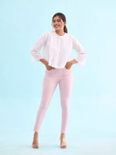Load image into Gallery viewer, Go Colors Baby Pink Cotton Polyester Super Stretch Jeggings