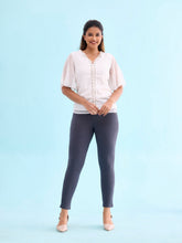 Load image into Gallery viewer, Go Colors Dark Jean Cotton Polyester Super Stretch Jeggings