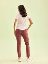 Load image into Gallery viewer, Go Colors Dark Rust Cotton Polyester Super Stretch Jeggings