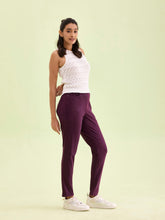 Load image into Gallery viewer, Go Colors Dark Wine Cotton Polyester Super Stretch Jeggings