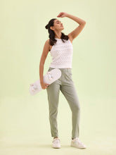 Load image into Gallery viewer, Go Colors Dusty Green Cotton Polyester Super Stretch Jeggings
