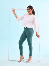 Load image into Gallery viewer, Go Colors Evergreen Cotton Polyester Super Stretch Jeggings