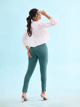 Load image into Gallery viewer, Go Colors Evergreen Cotton Polyester Super Stretch Jeggings