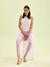 Load image into Gallery viewer, Go Colors Lavender Cotton Polyester Super Stretch Jeggings
