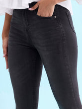 Load image into Gallery viewer, Go Colors Black Denim Skinny Jeans