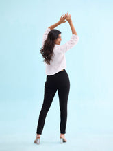 Load image into Gallery viewer, Go Colors Black Denim Skinny Jeans