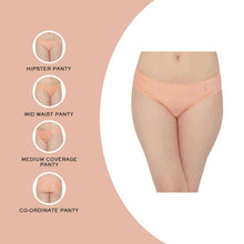 Load image into Gallery viewer, Wacoal Mysa Mid Waist Medium Coverage Everyday Wear Hipster Panty - Orange LP4035