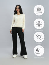 Load image into Gallery viewer, Go Colors Black Suede Bell Bottom