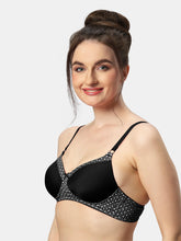 Load image into Gallery viewer, Sonari Lightly Padded Full Coverage Seamless Nylon T-Shirt Bra with Adjustable Straps – CHARMIS