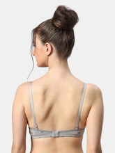 Load image into Gallery viewer, Sonari Thickly Padded Medium Coverage Polyester Bra with Detachable Straps and V-Neck – SMT010