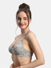 Load image into Gallery viewer, Sonari Thickly Padded Medium Coverage Polyester Bra with Detachable Straps and V-Neck – SMT010