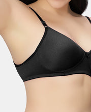 Load image into Gallery viewer, Sonari Padded Medium Coverage Cotton Polyester Wirefree T-Shirt Bra with Adjustable Straps – 007