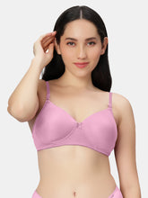 Load image into Gallery viewer, Sonari Padded Medium Coverage Cotton Polyester Wirefree T-Shirt Bra with Adjustable Straps – 007