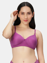 Load image into Gallery viewer, Sonari Padded Medium Coverage Cotton Polyester Wirefree T-Shirt Bra with Adjustable Straps – 007