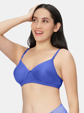 Load image into Gallery viewer, Sonari Padded Medium Coverage Cotton Polyester Wirefree T-Shirt Bra with Adjustable Straps – 007