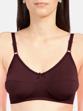 Load image into Gallery viewer, Sonari Non Padded Full Coverage Wirefree Cotton Everyday Bra with Seamed Cups and Adjustable Straps – LOREAL