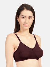 Load image into Gallery viewer, Sonari Non Padded Full Coverage Wirefree Cotton Everyday Bra with Seamed Cups and Adjustable Straps – LOREAL