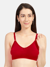 Load image into Gallery viewer, Sonari Non Padded Full Coverage Wirefree Cotton Everyday Bra with Seamed Cups and Adjustable Straps – LOREAL