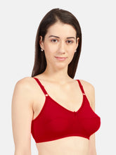 Load image into Gallery viewer, Sonari Non Padded Full Coverage Wirefree Cotton Everyday Bra with Seamed Cups and Adjustable Straps – LOREAL