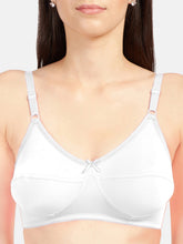 Load image into Gallery viewer, Sonari Non Padded Full Coverage Wirefree Cotton Everyday Bra with Seamed Cups and Adjustable Straps – LOREAL