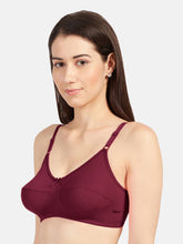 Load image into Gallery viewer, Sonari Non Padded Full Coverage Wirefree Cotton Everyday Bra with Seamed Cups and Adjustable Straps – LOREAL