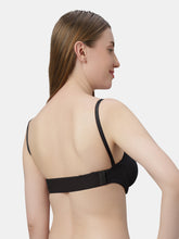 Load image into Gallery viewer, Sonari Heavily Padded Wired Cotton-Spandex Medium Coverage Multiway Fashion Bra with Detachable Transparent Straps – MAGICA