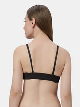 Load image into Gallery viewer, Sonari Heavily Padded Wired Cotton-Spandex Medium Coverage Multiway Fashion Bra with Detachable Transparent Straps – MAGICA