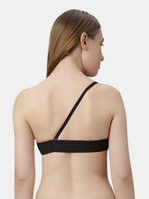 Load image into Gallery viewer, Sonari Heavily Padded Wired Cotton-Spandex Medium Coverage Multiway Fashion Bra with Detachable Transparent Straps – MAGICA