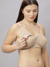 Load image into Gallery viewer, Sonari Non-Padded Wirefree Full Coverage Nursing Bra with Hook Feeding Opening – MAMMA