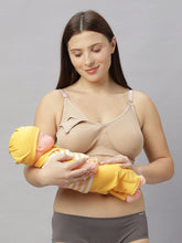Load image into Gallery viewer, Sonari Non-Padded Wirefree Full Coverage Nursing Bra with Hook Feeding Opening – MAMMA