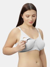 Load image into Gallery viewer, Sonari Non-Padded Wirefree Full Coverage Nursing Bra with Hook Feeding Opening – MAMMA
