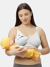 Load image into Gallery viewer, Sonari Non-Padded Wirefree Full Coverage Nursing Bra with Hook Feeding Opening – MAMMA