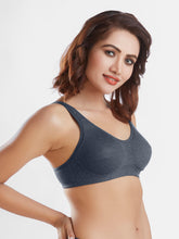 Load image into Gallery viewer, Sonari Non-Padded Wirefree Cotton-Polyester Full-Coverage Everyday Minimizer Bra with Adjustable Straps – MINIMIZER