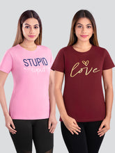 Load image into Gallery viewer, Dermawear Women's Active Cotton T-Shirt TC-905 (Pack of 2)