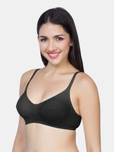 Load image into Gallery viewer, Sonari Non-Padded Wirefree Cotton Medium Coverage Bra with Three-Section Cups – AFREEN