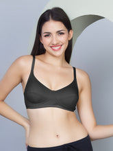 Load image into Gallery viewer, Sonari Non-Padded Wirefree Cotton Medium Coverage Bra with Three-Section Cups – AFREEN
