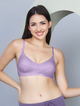 Load image into Gallery viewer, Sonari Non-Padded Wirefree Cotton Medium Coverage Bra with Three-Section Cups – AFREEN