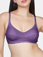 Load image into Gallery viewer, Sonari Non-Padded Wirefree Cotton Medium Coverage Bra with Three-Section Cups – AFREEN