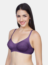 Load image into Gallery viewer, Sonari Non-Padded Wirefree Cotton Medium Coverage Bra with Three-Section Cups – AFREEN