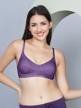 Load image into Gallery viewer, Sonari Non-Padded Wirefree Cotton Medium Coverage Bra with Three-Section Cups – AFREEN