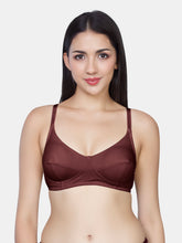 Load image into Gallery viewer, Sonari Non-Padded Wirefree Cotton Medium Coverage Bra with Three-Section Cups – AFREEN