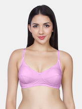 Load image into Gallery viewer, Sonari Non-Padded Wirefree Cotton Medium Coverage Bra with Three-Section Cups – AFREEN