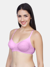 Load image into Gallery viewer, Sonari Non-Padded Wirefree Cotton Medium Coverage Bra with Three-Section Cups – AFREEN